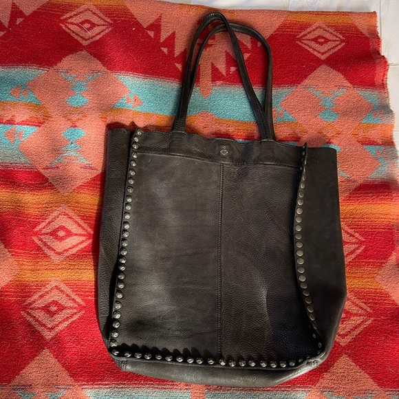 Handbags - Harbour 2nd Leather studded tote